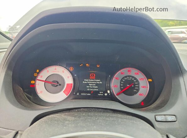 5J8TC2H60PL004729 2023 ACURA RDX Gray Widok zestawu wskaźników