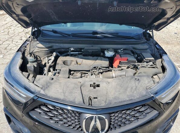 5J8TC2H62ML032446 2021 ACURA RDX Black Vista del compartimento del motor