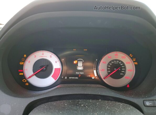 5J8TC2H62ML032446 2021 ACURA RDX Black Vista del cuadro de instrumentos