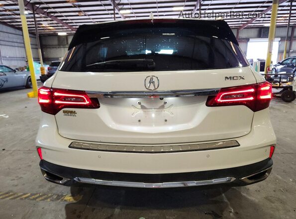 5J8YD3H82JL006080 2018 ACURA MDX White Вид ззаду