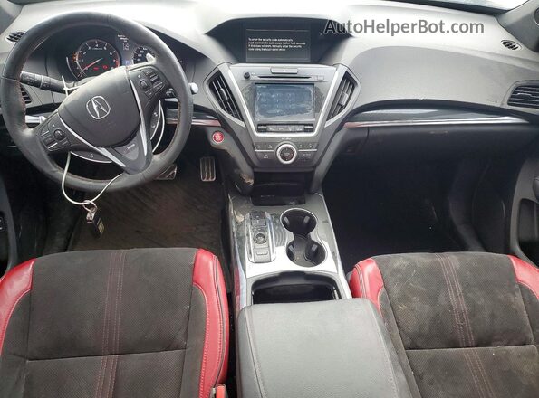 5J8YD4H03LL802968 2020 ACURA MDX Gray Առջևի վահանակի տեսք