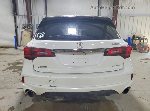 5J8YD4H08KL010121 2019 ACURA MDX White Հետևի տեսք