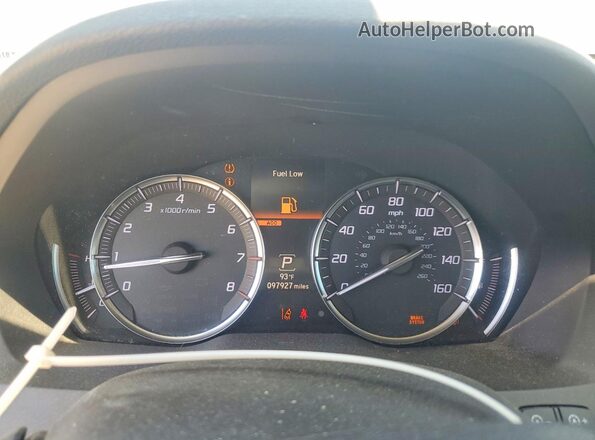 5J8YD4H30LL017284 2020 ACURA MDX White Սարքավորումների վահանակի տեսք
