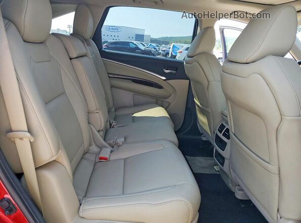 5J8YD4H36LL004605 2020 ACURA MDX Красный Вид задней части салона