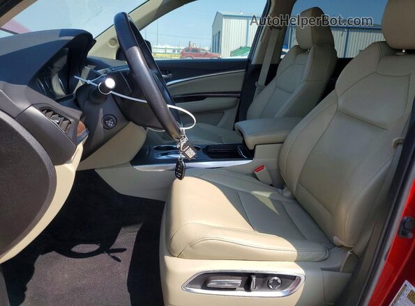 5J8YD4H36LL004605 2020 ACURA MDX Красный Вид салона спереди