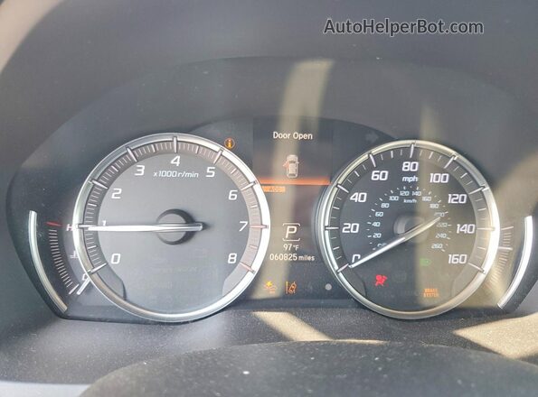 5J8YD4H36LL004605 2020 ACURA MDX Красный Вид щитка приборов