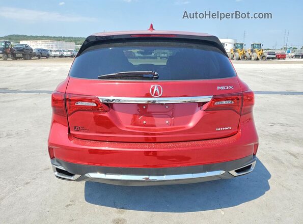 5J8YD4H36LL004605 2020 ACURA MDX Красный Вид сзади