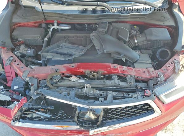 5J8YD4H36LL004605 2020 ACURA MDX Красный Вид подкапотного пространства