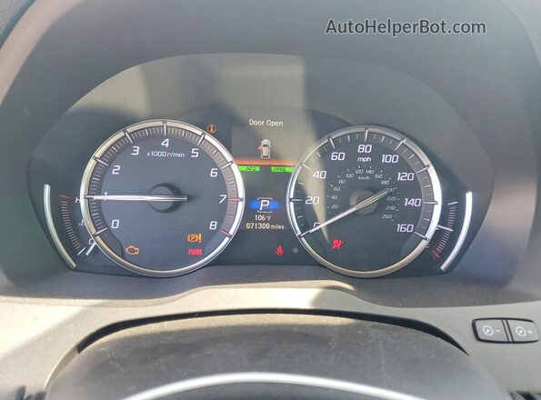 5J8YD4H53LL025560 2020 ACURA MDX Белый Вид щитка приборов