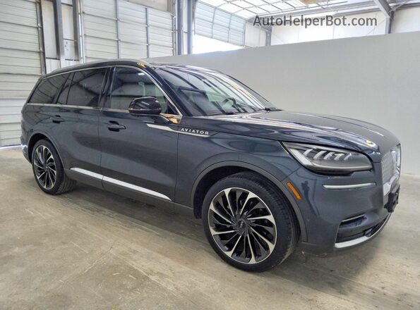 5LM5J7WC1PGL04865 2023 LINCOLN AVIATOR Blue Przód prawy