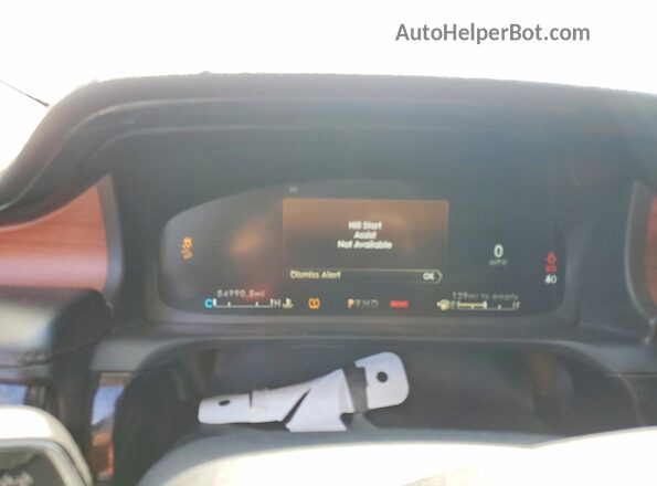 5LM5J7XC5LGL34508 2020 LINCOLN AVIATOR Black Instrument cluster view