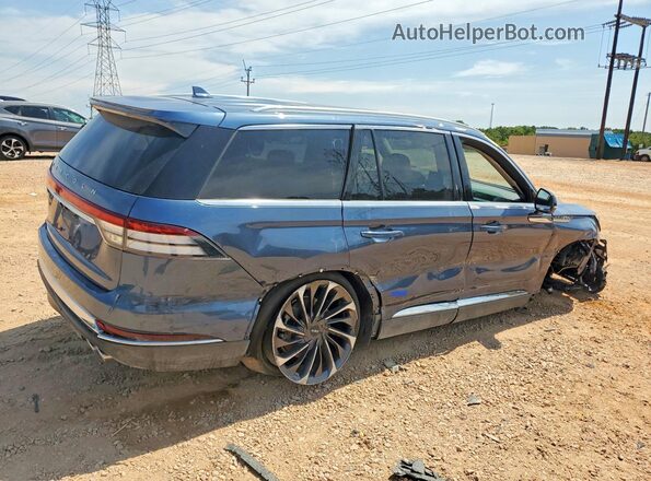 5LM5J7XC6LGL06071 2020 LINCOLN AVIATOR Blue Задня права чверть