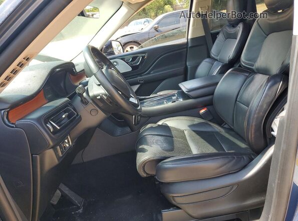 5LM5J7XC6LGL06071 2020 LINCOLN AVIATOR Blue Вид салону спереду