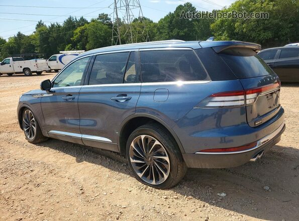 5LM5J7XC6LGL06071 2020 LINCOLN AVIATOR Blue Задня ліва чверть