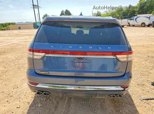 5LM5J7XC6LGL06071 2020 LINCOLN AVIATOR Blue Вид ззаду