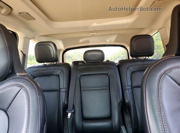 5LM5J7XC6LGL06071 2020 LINCOLN AVIATOR Blue Вид задніх сидінь