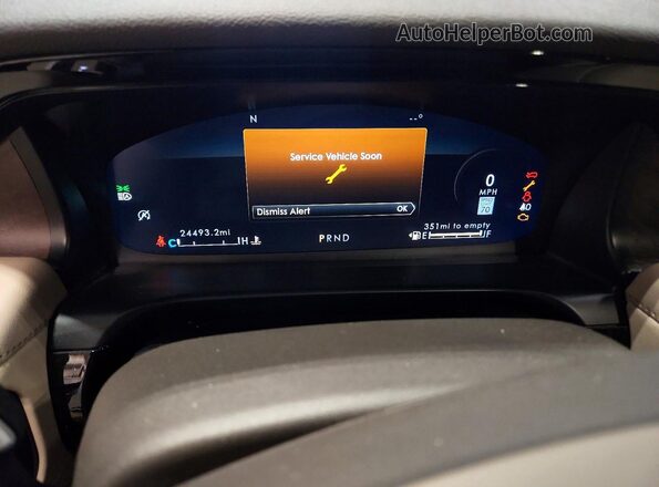 5LM5J7XC7RGL06072 2024 LINCOLN AVIATOR Желто-коричневый Вид щитка приборов