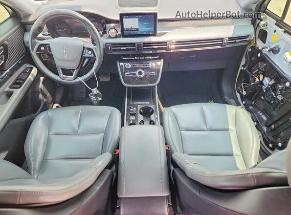 5LMCJ1C91MUL07534 2021 LINCOLN CORSAIR White Вид панелі приладів