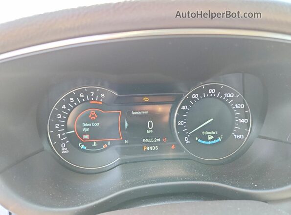 5LMCJ1D99KUL00679 2019 LINCOLN MKC Кремовый Вид щитка приборов