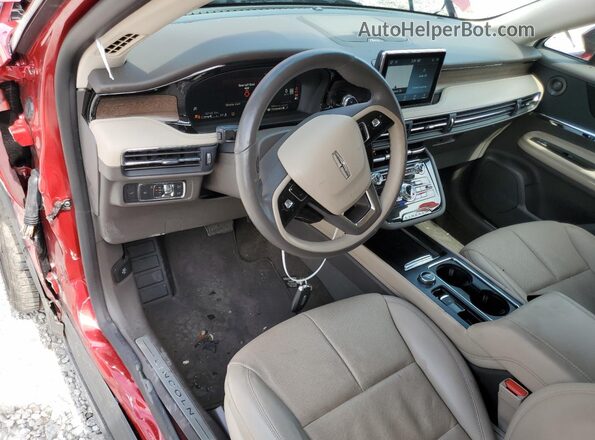 5LMCJ2C90MUL21737 2021 LINCOLN CORSAIR Burgundy Вид панелі приладів