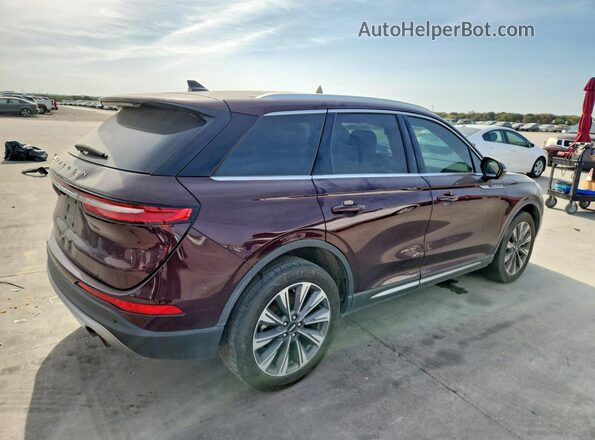 5LMCJ2C91LUL17758 2020 LINCOLN CORSAIR Burgundy Задня права чверть