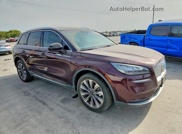 5LMCJ2C91LUL17758 2020 LINCOLN CORSAIR Burgundy Передня права чверть
