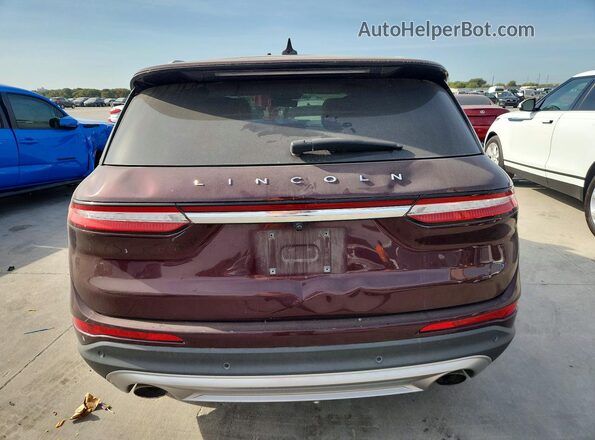 5LMCJ2C91LUL17758 2020 LINCOLN CORSAIR Burgundy Вид ззаду