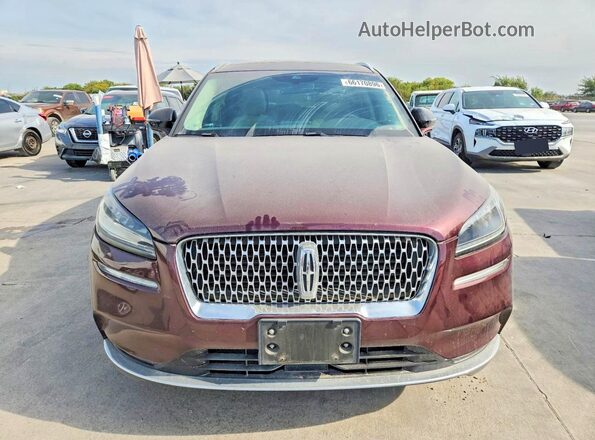 5LMCJ2C91LUL17758 2020 LINCOLN CORSAIR Burgundy Вид спереду