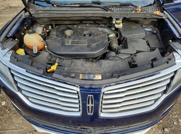5LMCJ2C93HUL61994 2017 LINCOLN MKC Blue ძრავის განყოფილების ხედი