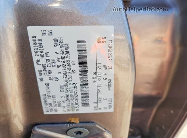 5LMCJ2C99KUL34645 2019 LINCOLN MKC Tan Vista de la etiqueta del VIN