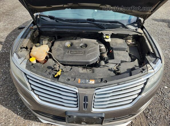 5LMCJ2D9XGUJ02884 2016 LINCOLN MKC Tan Вид наклейки з VIN-кодом