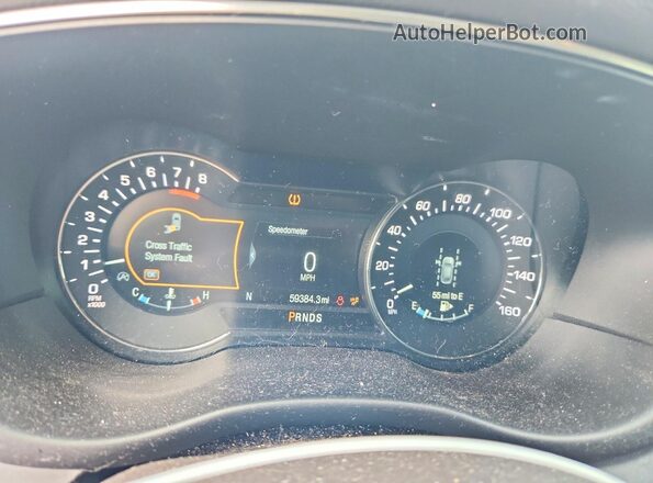 5LMCJ3C99KUL03515 2019 LINCOLN MKC Серый Вид щитка приборов