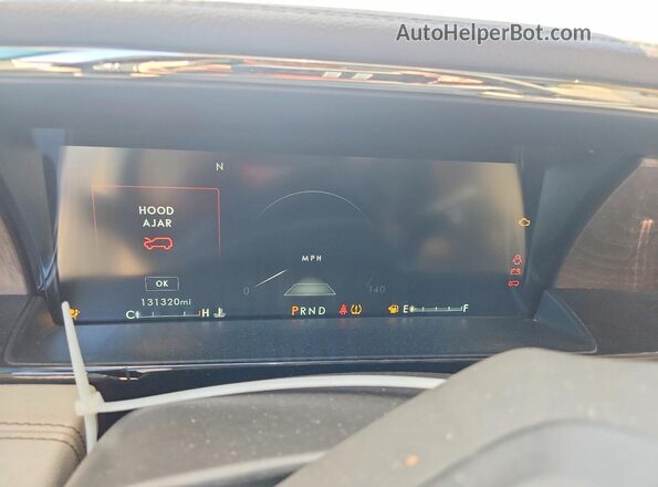5LMJJ2HT5KEL09151 2019 LINCOLN NAVIGATOR White Instrument cluster view