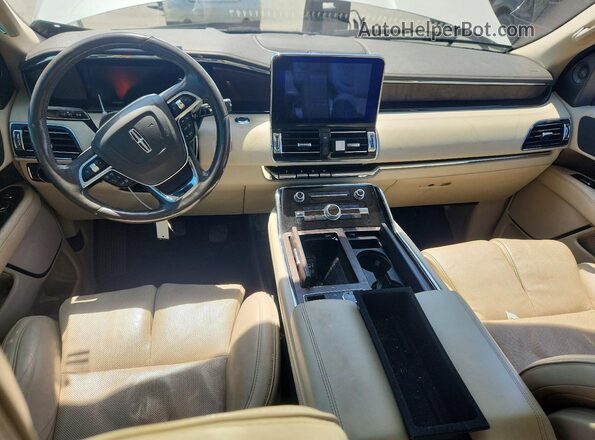 5LMJJ2HT5KEL09151 2019 LINCOLN NAVIGATOR White Dashboard view