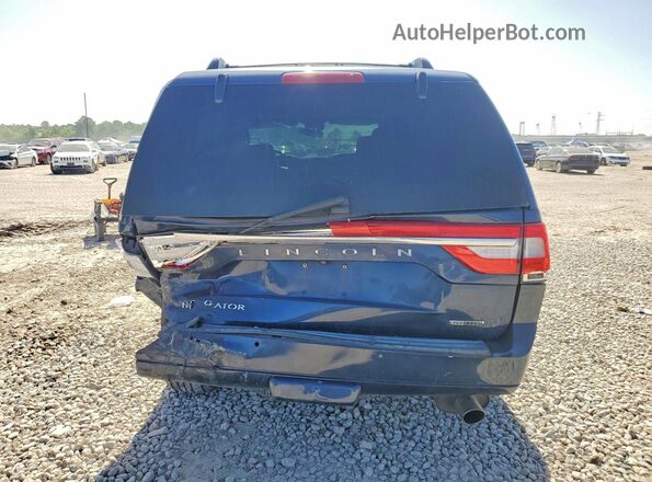 5LMJJ2HT6GEL11725 2016 LINCOLN NAVIGATOR Blue Rear view