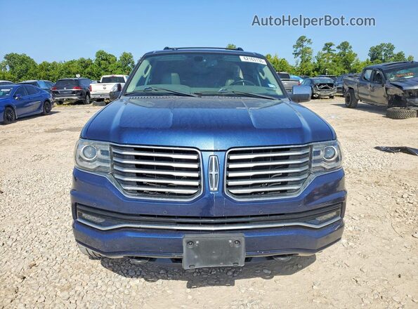 5LMJJ2HT6GEL11725 2016 LINCOLN NAVIGATOR Blue Front view