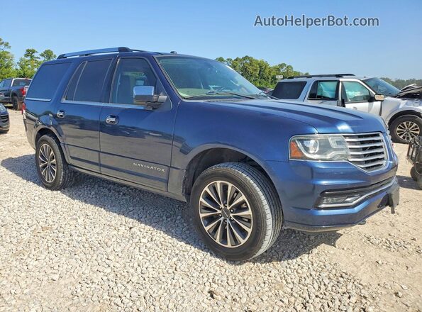 5LMJJ2HT6GEL11725 2016 LINCOLN NAVIGATOR Blue Front right