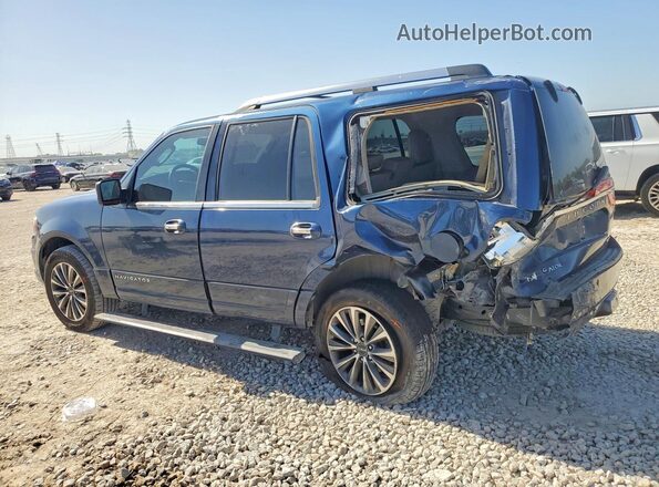 5LMJJ2HT6GEL11725 2016 LINCOLN NAVIGATOR Blue Rear left