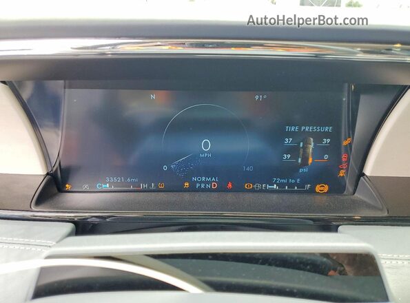 5LMJJ2TGXREL09747 2024 LINCOLN NAVIGATOR Silver Vista del cuadro de instrumentos