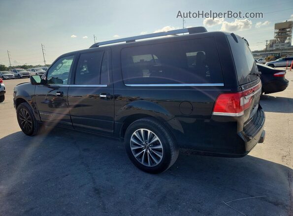 5LMJJ3HT1GEL07135 2016 LINCOLN NAVIGATOR Черный Задняя левая четверть