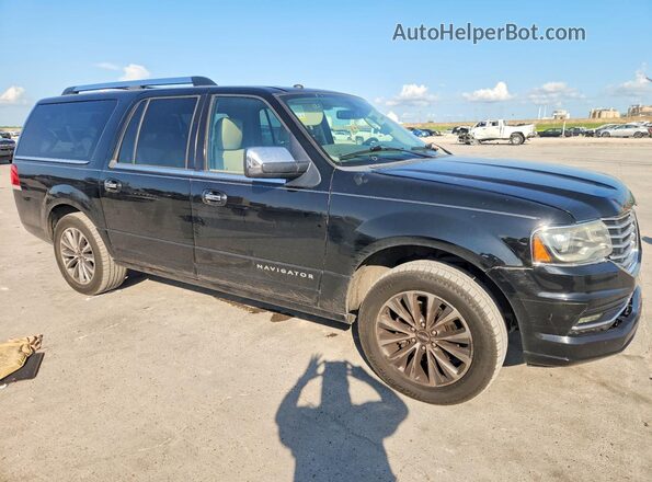 5LMJJ3HT1GEL07135 2016 LINCOLN NAVIGATOR Черный Передняя правая четверть