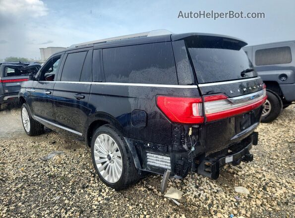 5LMJJ3LT6KEL03386 2019 LINCOLN NAVIGATOR Черный Задняя левая четверть