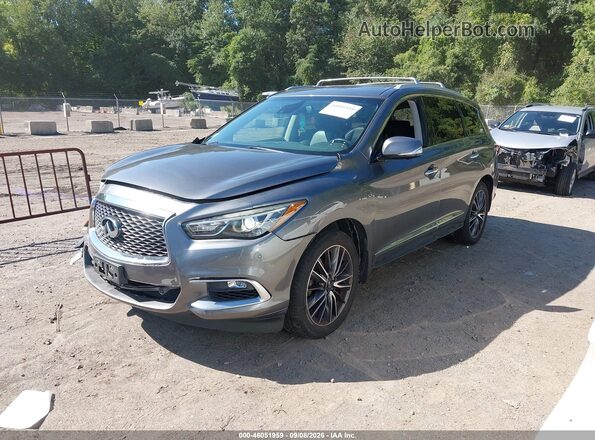 5N1AL0MM2GC522657 2016 INFINITI QX60 Gray Առջևի ձախ երեք քառորդ տեսարան
