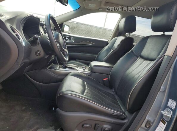 5N1AL0MM7GC511542 2016 INFINITI QX60 Blue წინა სალონის ხედი