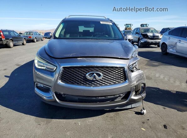 5N1AL0MM8GC527295 2016 INFINITI QX60 Gray Դիմացի տեսք