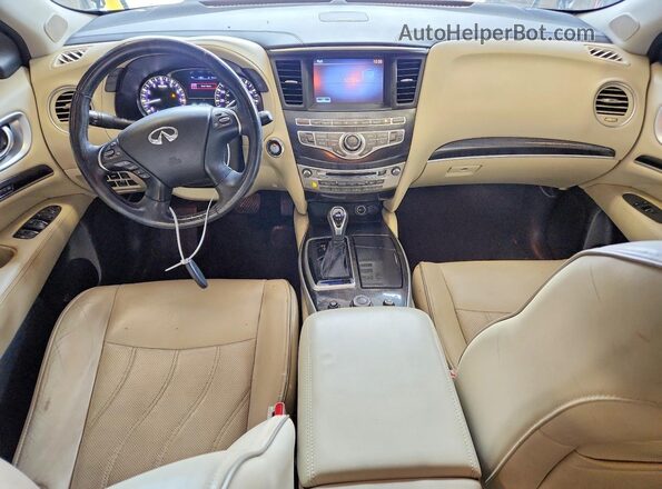 5N1AL0MM9GC520551 2016 INFINITI QX60 Black Dashboard view