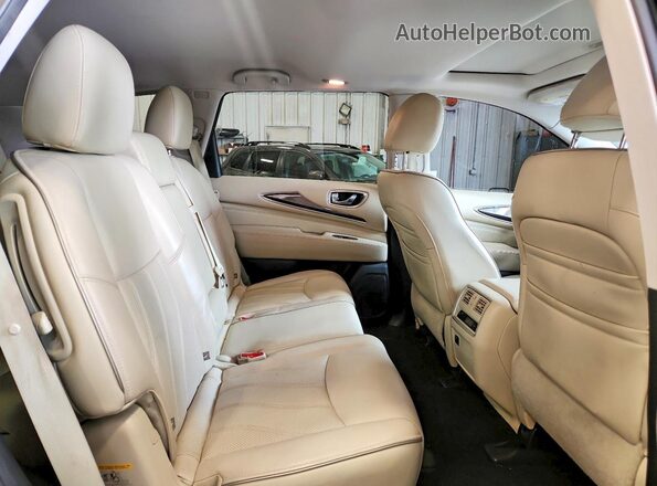 5N1AL0MM9GC520551 2016 INFINITI QX60 Black Rear interior view