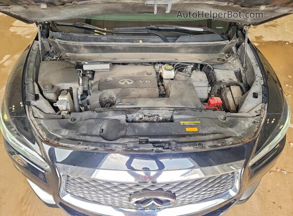 5N1AL0MM9GC520551 2016 INFINITI QX60 Black Engine compartment view