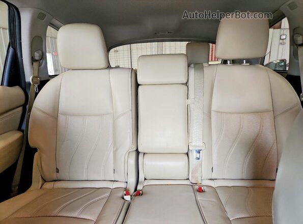 5N1AL0MM9GC520551 2016 INFINITI QX60 Black Rear seats view