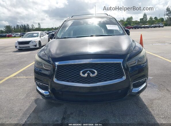 5N1AL0MMXGC515780 2016 INFINITI QX60 Black Vista del cuadro de instrumentos